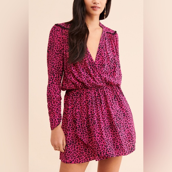 Pink Leopard Print Dress - Picture 5 of 8